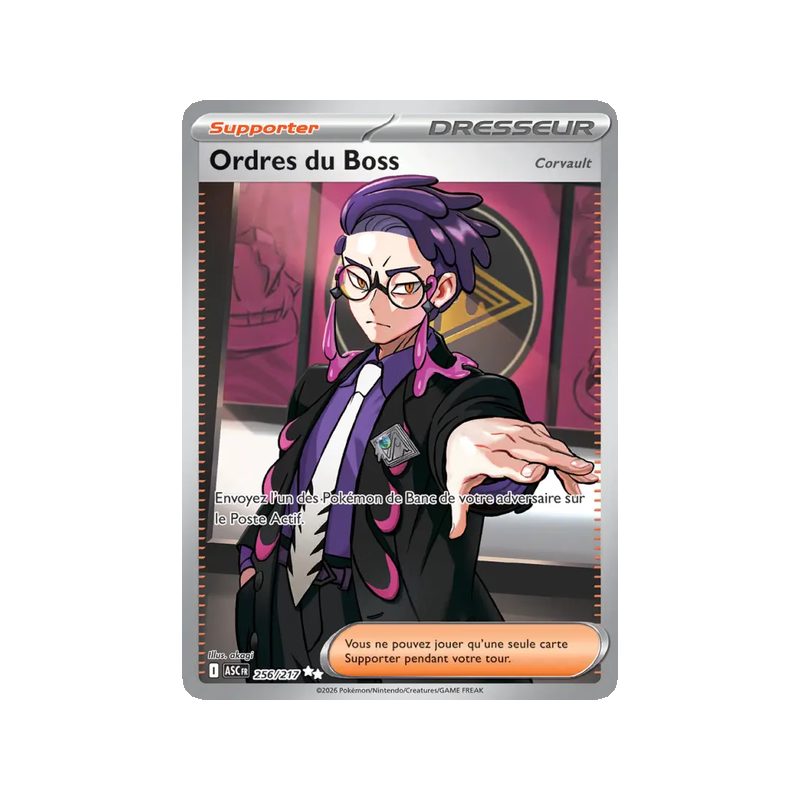 Ordres du Boss - 256/217 - Ultra Rare - Héros Transcendants