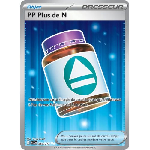 PP Plus de N - 262/217 - Ultra Rare - Héros Transcendants
