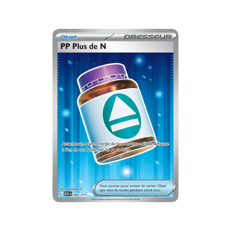 PP Plus de N - 262/217 - Ultra Rare - Héros Transcendants