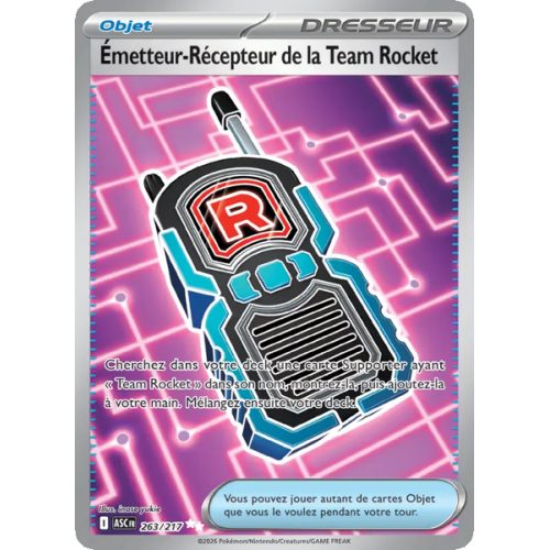 Émetteur-Récepteur de la Team Rocket - 263/217 - Ultra Rare - Héros Transcendants