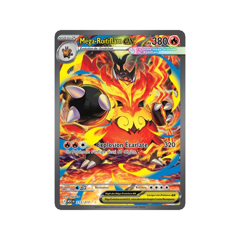 Méga-Roitiflam-ex - 273/217 - Alternative - Héros Transcendants