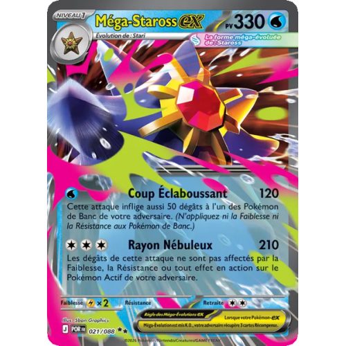 Méga-Staross-ex - 021/88 - Double rare - Équilibre Parfait
