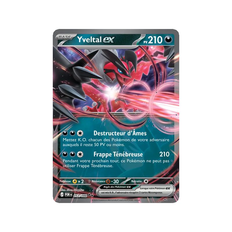 Yveltal-ex - 053/88 - Double rare - Équilibre Parfait