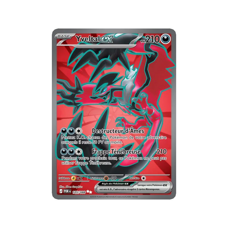 Yveltal-ex - 105/88 - Ultra Rare - Équilibre Parfait