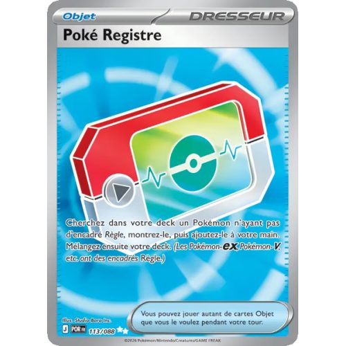 Poké Registre - 113/88 - Ultra Rare - Équilibre Parfait