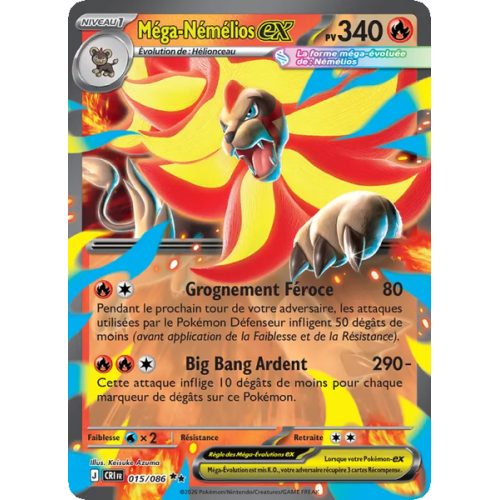 Méga-Némélios-ex - 015/86 - Double rare - Chaos Ascendant