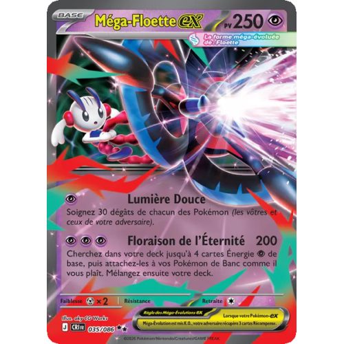 Méga-Floette-ex - 035/86 - Double rare - Chaos Ascendant