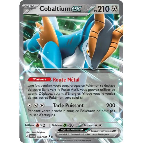 Cobaltium-ex - 064/86 - Double rare - Chaos Ascendant