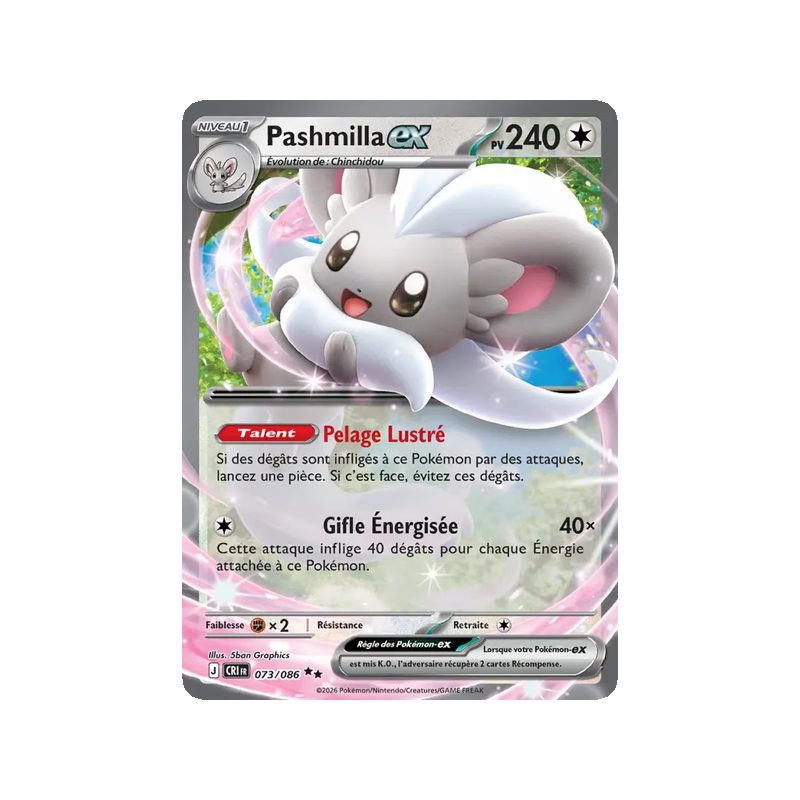 Pashmilla-ex - 073/86 - Double rare - Chaos Ascendant