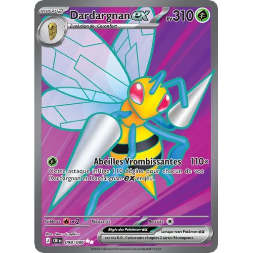 Dardargnan-ex - 098/86 - Ultra Rare - Chaos Ascendant