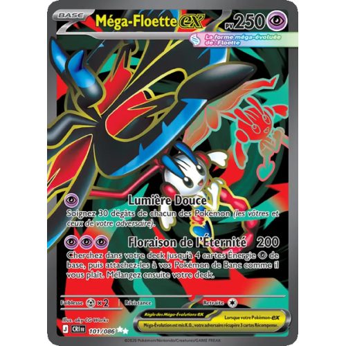 Méga-Floette-ex - 101/86 - Ultra Rare - Chaos Ascendant