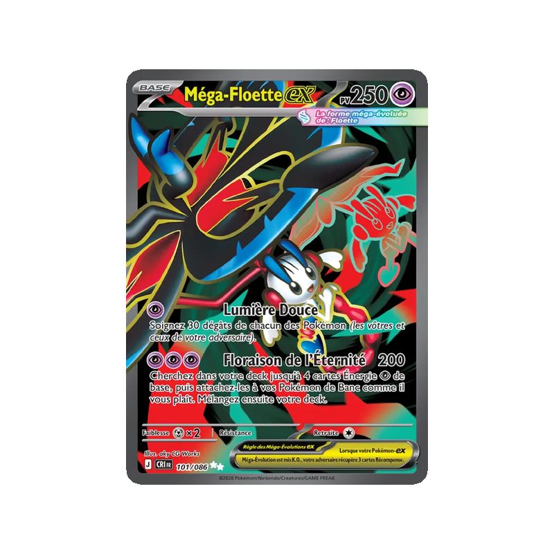 Méga-Floette-ex - 101/86 - Ultra Rare - Chaos Ascendant
