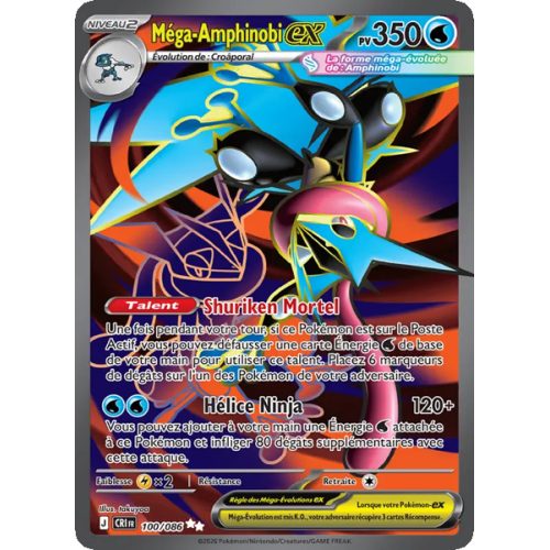 Méga-Amphinobi-ex - 100/86 - Ultra Rare - Chaos Ascendant