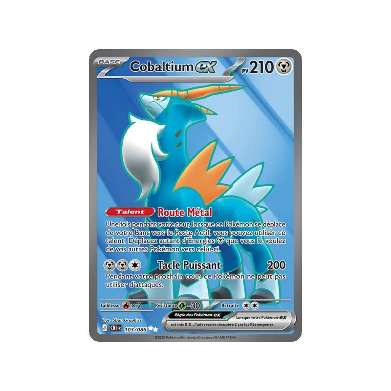 Cobaltium-ex - 103/86 - Ultra Rare - Chaos Ascendant