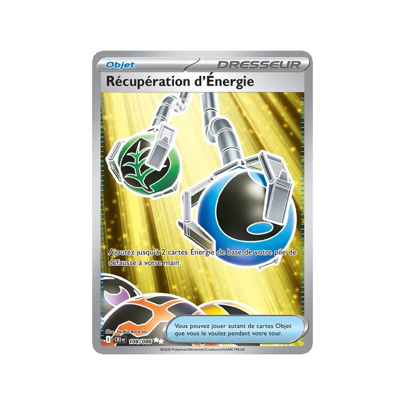 Récupération d'Énergie - 108/86 - Ultra Rare - Chaos Ascendant