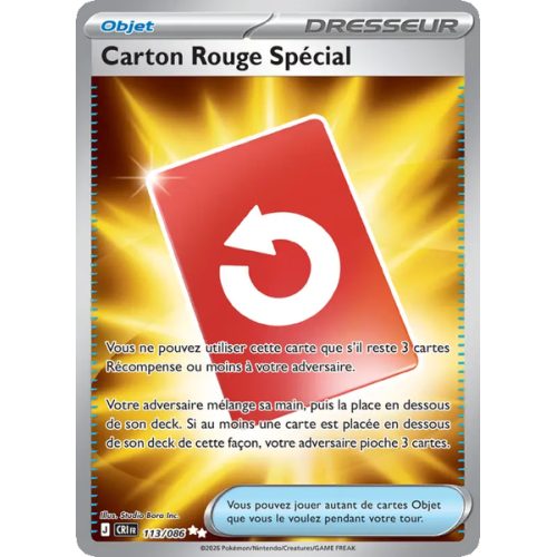 Carton Rouge Spécial - 113/86 - Ultra Rare - Chaos Ascendant