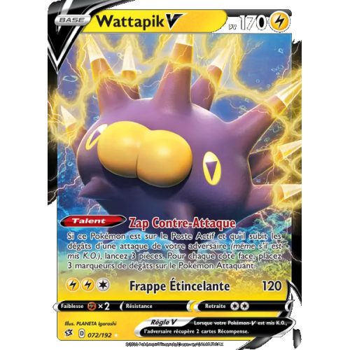 Wattapik V - 72/192 - Holo Rare V - Clash des Rebelles