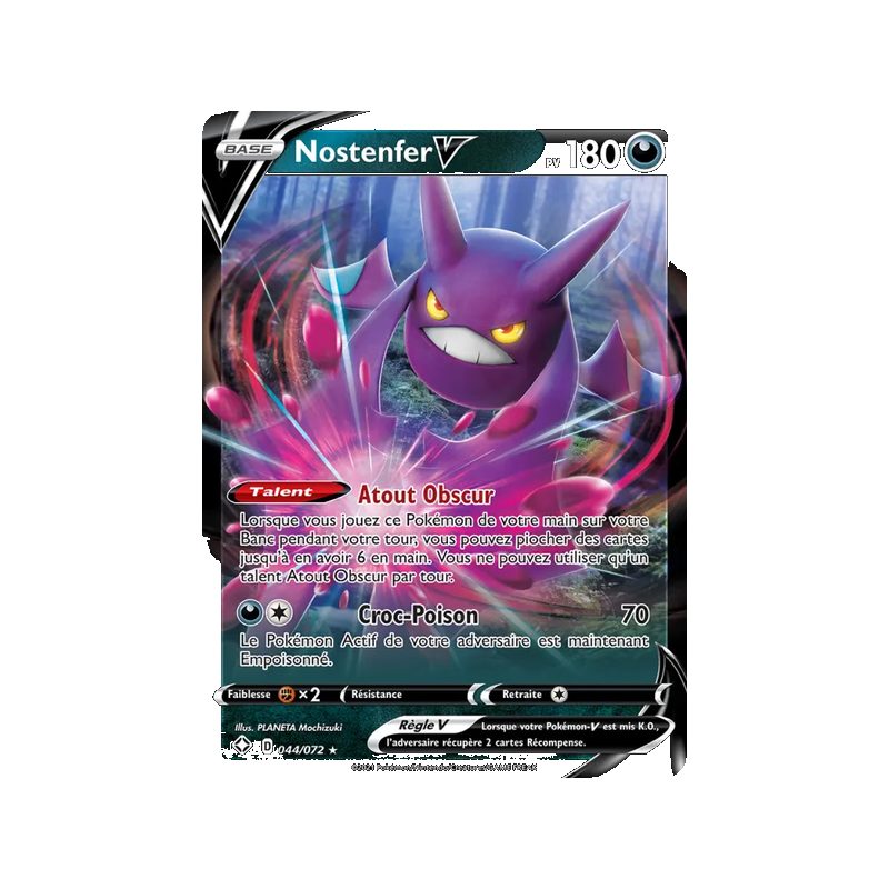 Nostenfer V - 44/72 - Holo Rare V - Destinées Radieuses