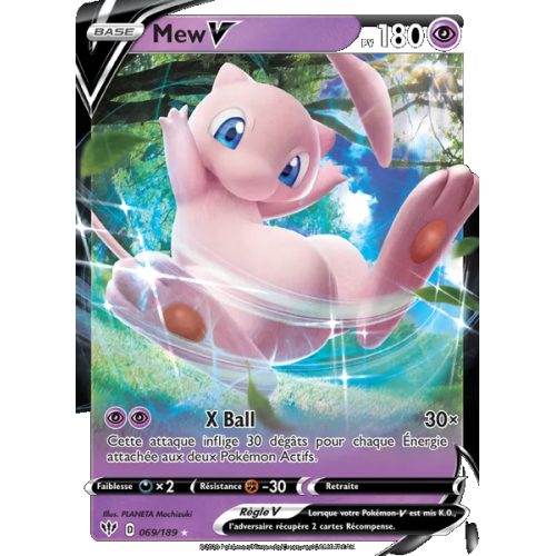 Mew V - 69/189 - Holo Rare V - Ténèbres Embrasées