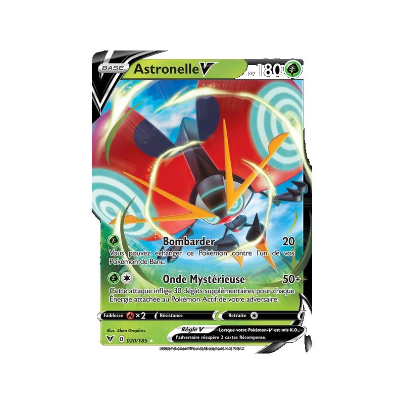 Astronelle V - 20/185 - Holo Rare V - Voltage Éclatant