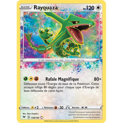 Rayquaza - 138/185 - Magnifique - Voltage Éclatant