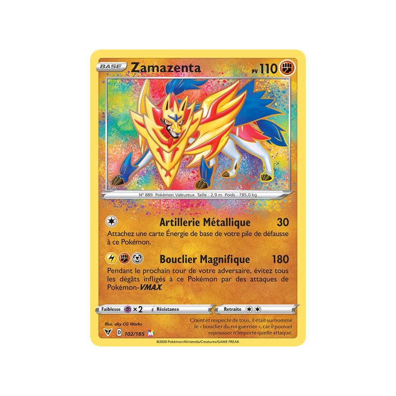 Zamazenta - 102/185 - Magnifique - Voltage Éclatant