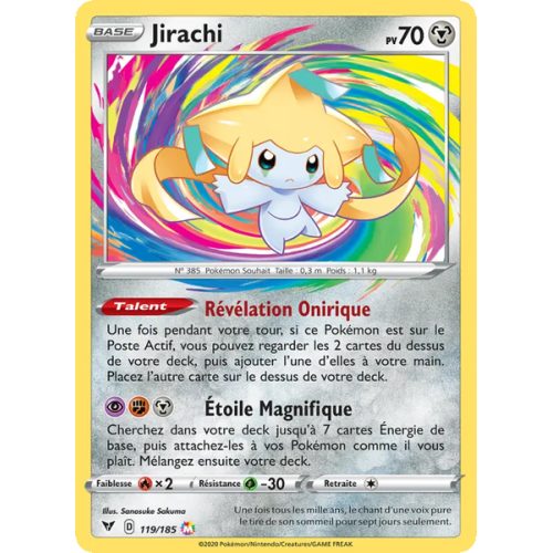 Jirachi - 119/185 - Magnifique - Voltage Éclatant