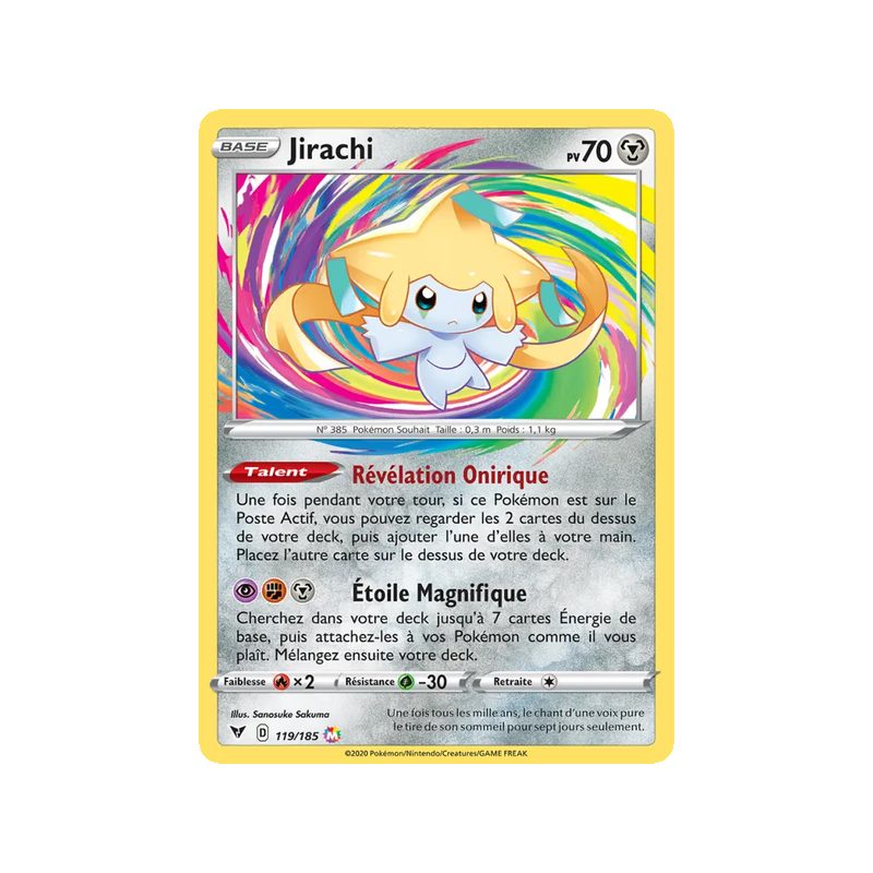Jirachi - 119/185 - Magnifique - Voltage Éclatant