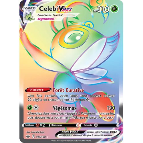 Celebi VMAX - 199/198 - Ultra Rare - Règne de Glace
