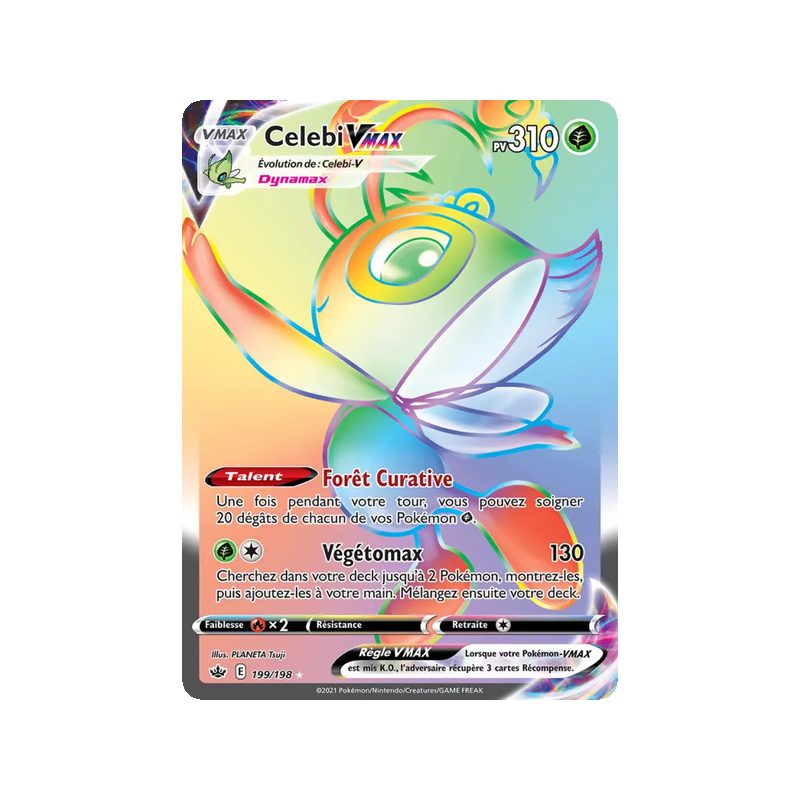 Celebi VMAX - 199/198 - Ultra Rare - Règne de Glace