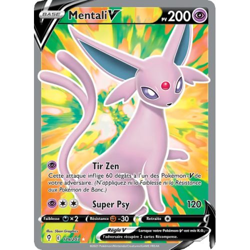 Mentali V - 179/203 - Ultra Rare - Évolution Céleste