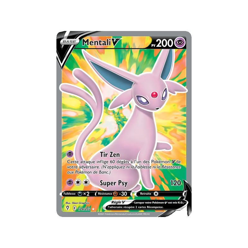 Mentali V - 179/203 - Ultra Rare - Évolution Céleste