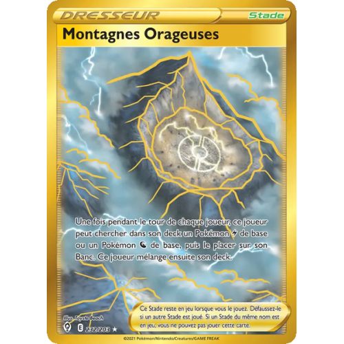 Montagnes Orageuses - 232/203 - Ultra Rare - Évolution Céleste
