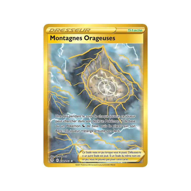 Montagnes Orageuses - 232/203 - Ultra Rare - Évolution Céleste