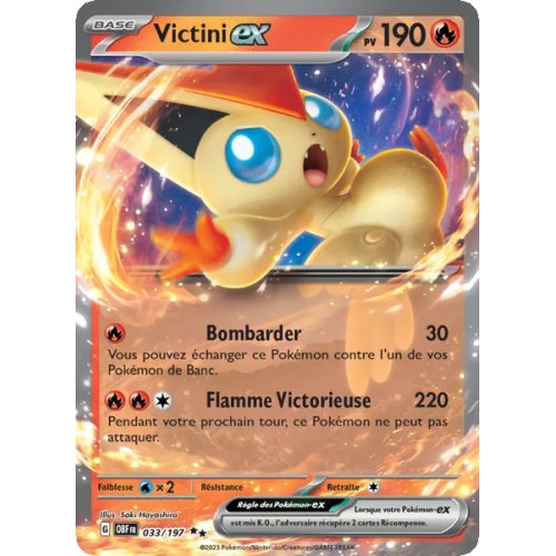 Victini-ex - 033/197 - EX - Flammes Obsidiennes