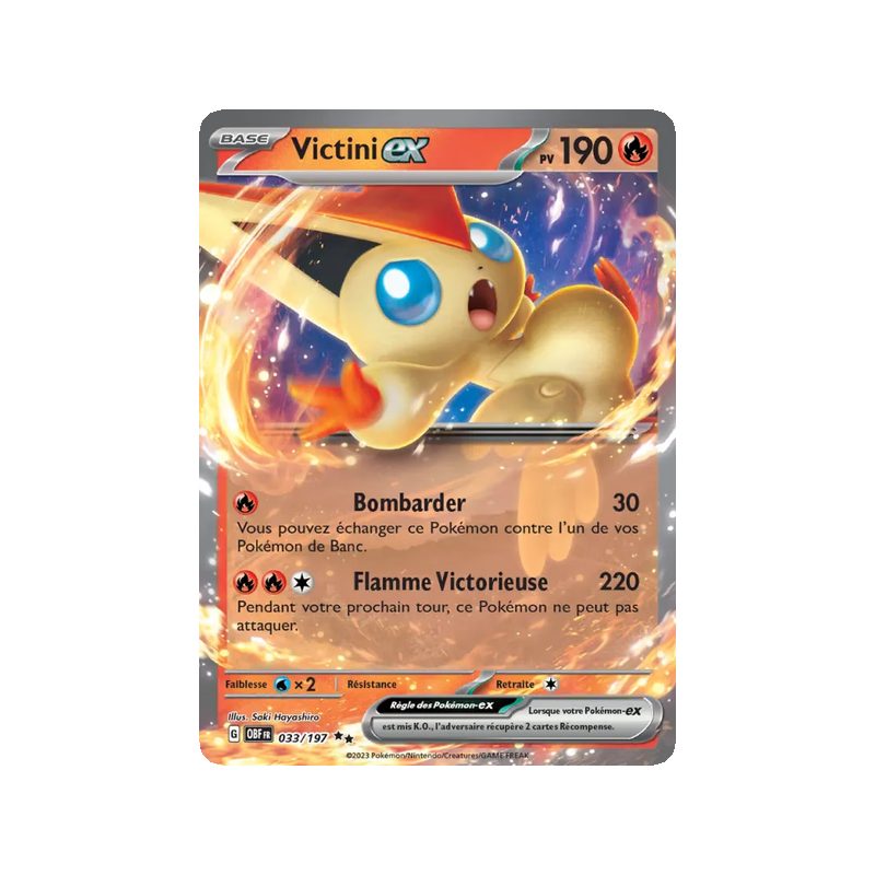 Victini-ex - 033/197 - EX - Flammes Obsidiennes