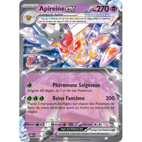 Apireine-ex - 096/197 - EX - Flammes Obsidiennes