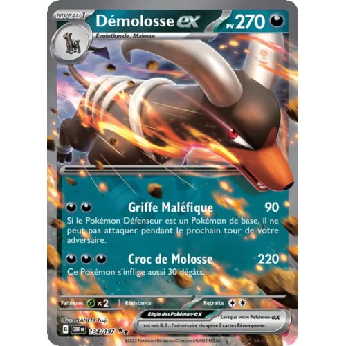 Démolosse-ex - 134/197 - EX - Flammes Obsidiennes