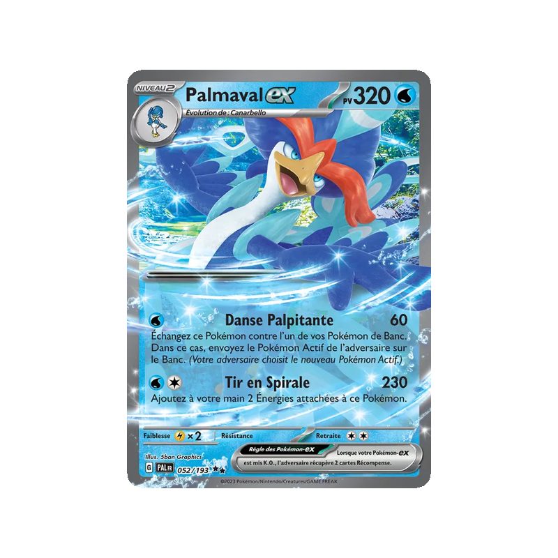 Palmaval-ex - 052/193 - EX - Évolutions à Paldea