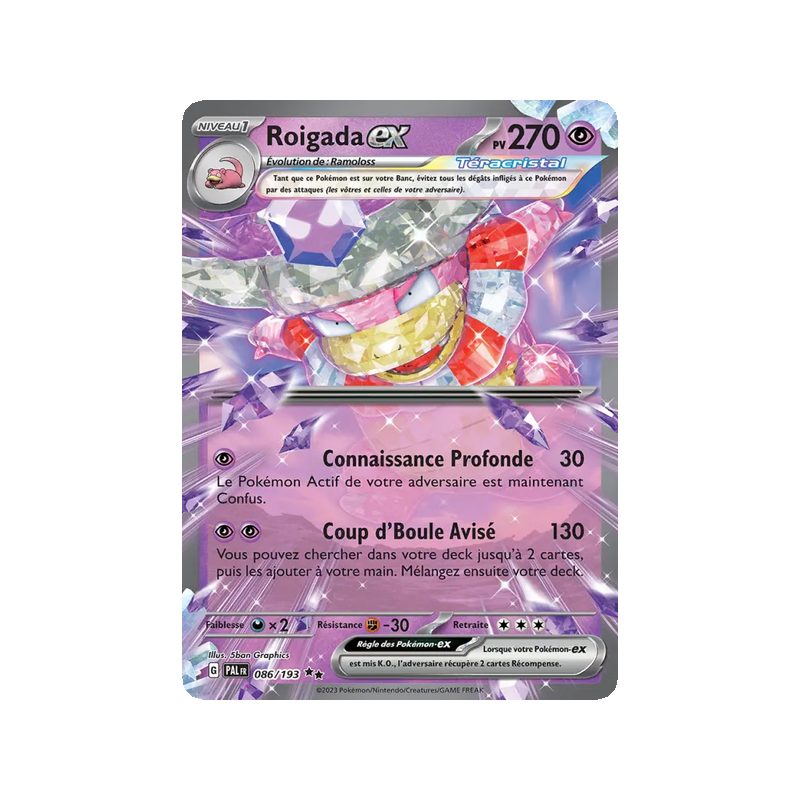 Roigada-ex - 086/193 - EX - Évolutions à Paldea