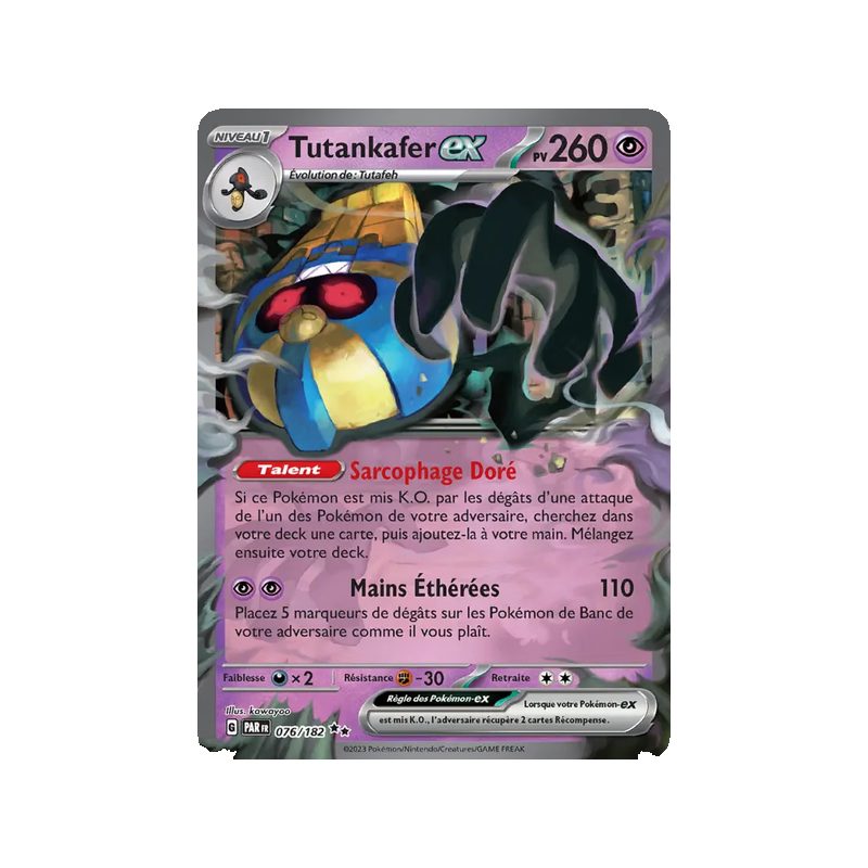 Tutankafer-ex - 076/182 - EX - Faille Paradoxe