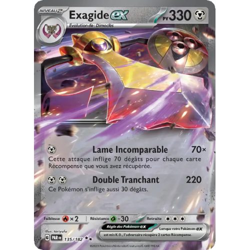 Exagide-ex - 135/182 - EX - Faille Paradoxe