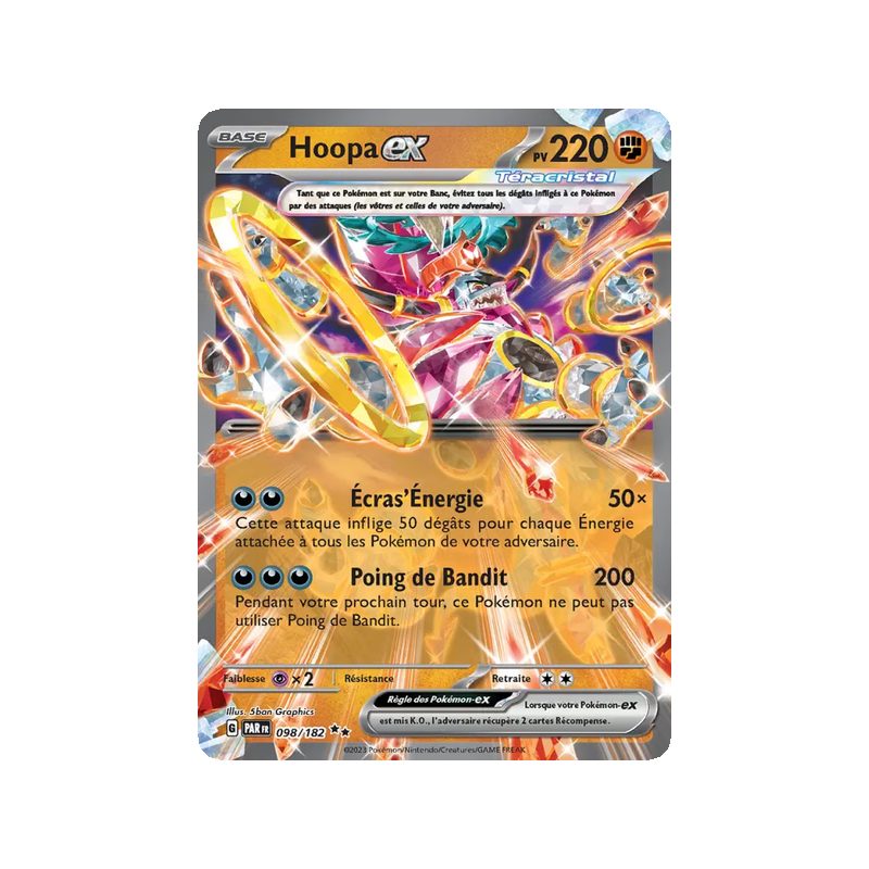 Hoopa-ex - 098/182 - EX - Faille Paradoxe