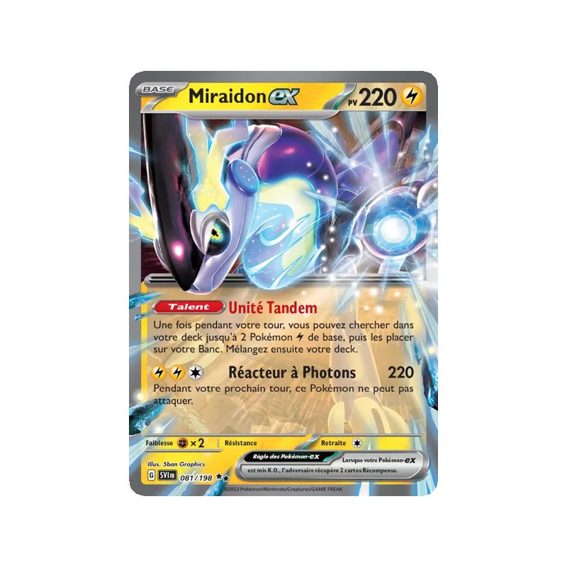 Miraidon-ex - 081/198 - EX - Écarlate et Violet