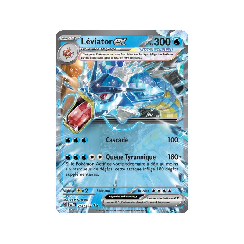 Léviator-ex - 045/198 - EX - Écarlate et Violet