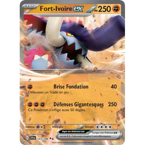 Fort-Ivoire-ex - 123/198 - EX - Écarlate et Violet