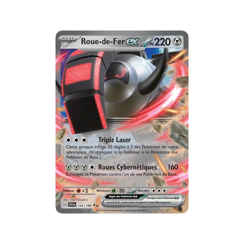 Roue-de-Fer-ex - 143/198 - EX - Écarlate et Violet