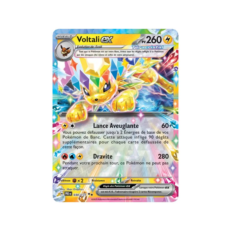 Voltali-ex - 030/131 - EX - Évolutions Prismatiques