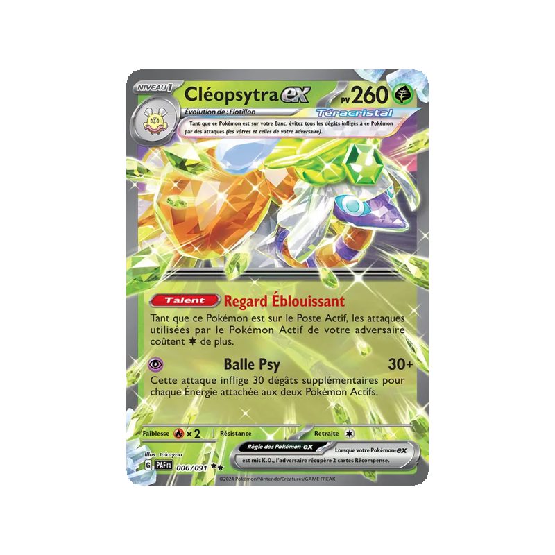 Cléopsytra-ex - 006/91 - EX - Destinées de Paldea