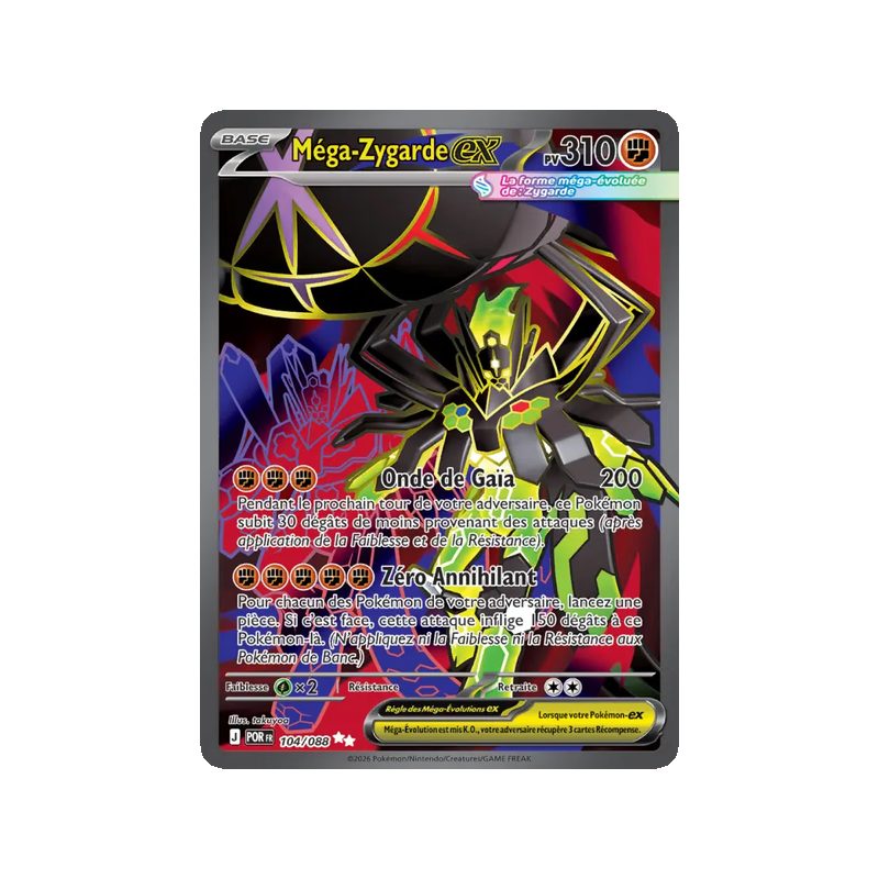 Méga-Zygarde-ex - 104/88 - Ultra Rare - Équilibre Parfait